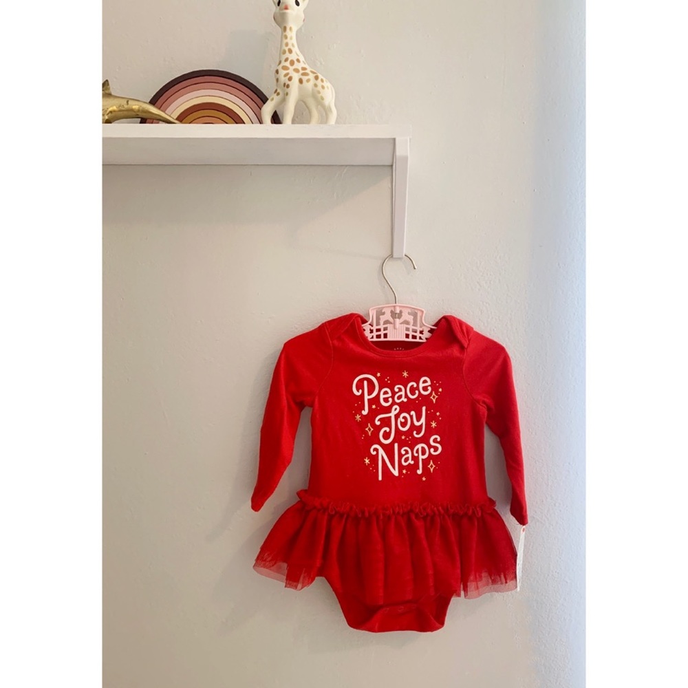 NWT Baby Girl Christmas Dress Tutu - Cat & Jack - 12 months